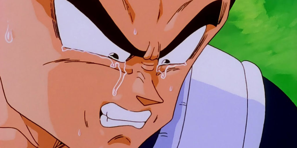 dragon ball z vegeta cry